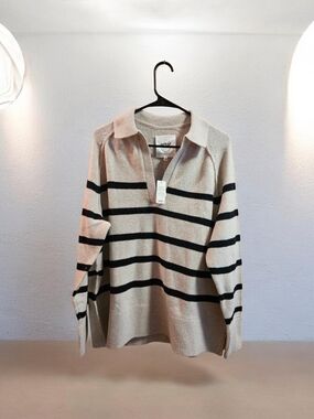 Aerie unREAL Oversized Striped Sweater